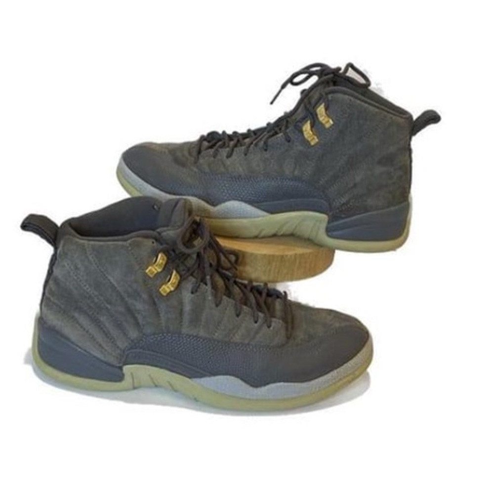 Nike Air Jordan 12 Retro Dark Grey Suede